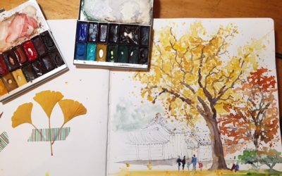 Painting autumn colors in Kyoto – give it a try!