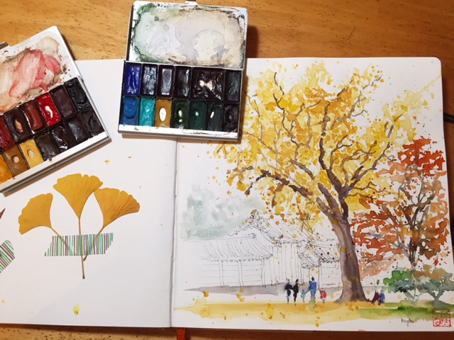 Painting autumn colors in Kyoto – give it a try!