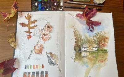 Watercolor Sketchbook Journaling : Different Ways of Sketching and Collecting Souvenirs