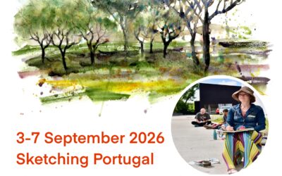 WORKSHOP: Splash & Play with Watercolour and Colour Pencil in Portugal
