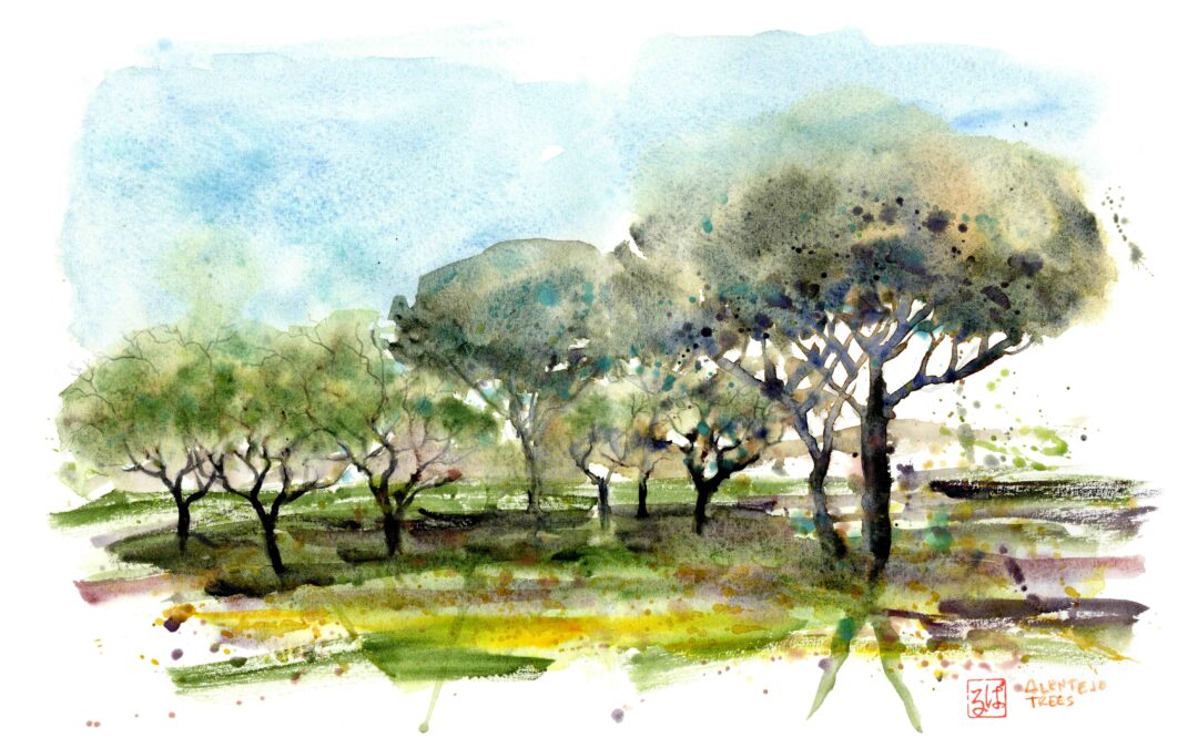 WORKSHOP: Splash & Play with Watercolour and Colour Pencil in Portugal